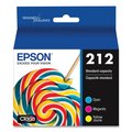 Epson 212 Claria Ink, Cyan/Magenta/Yellow T212520S